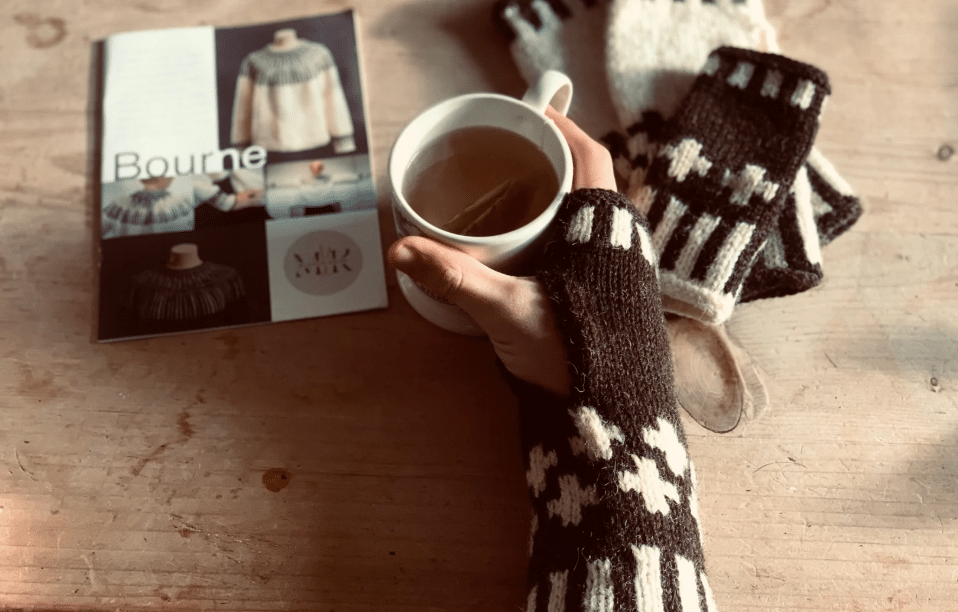 Ditchling Cross Handwarmers for Ditchling Museum of Art + Craft